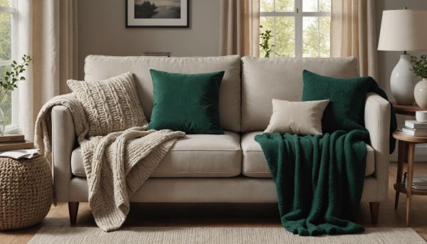 Coussins et plaids : les alliés du confort