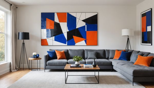 L'art abstrait pour moderniser votre salon