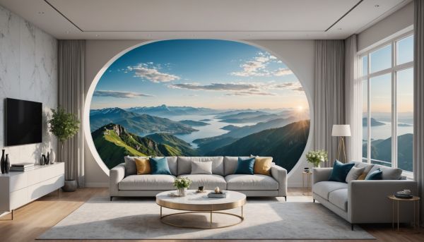 Papier peint panoramique : une fenêtre sur le monde