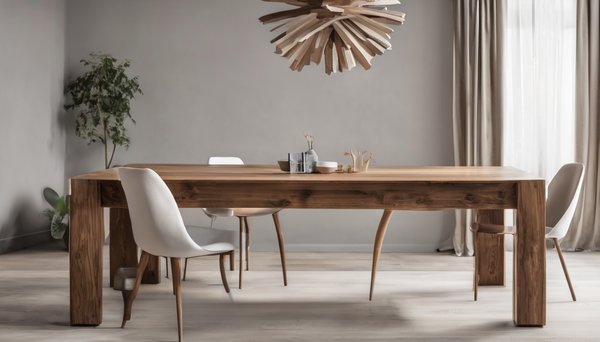 Table en bois chêne ou noyer : comment faire le bon choix pour votre intérieur ?<